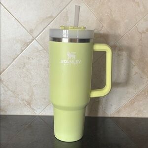 Stanley Lime Green Tumbler with Handle